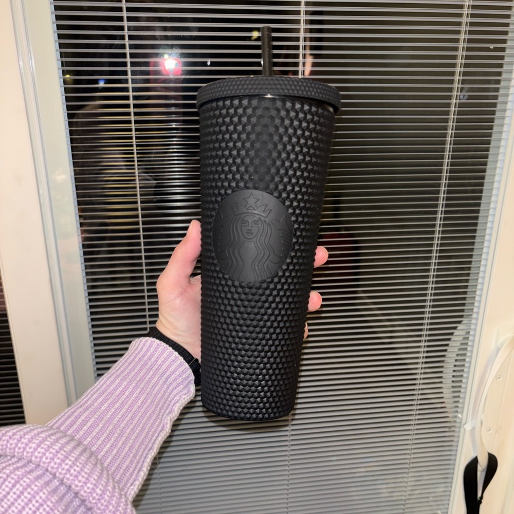 Starbucks Matte Black Studded Tumbler